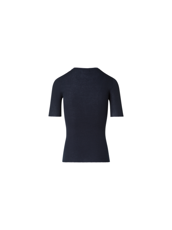 Designer シルクコットン ・ニットプルオーバー
