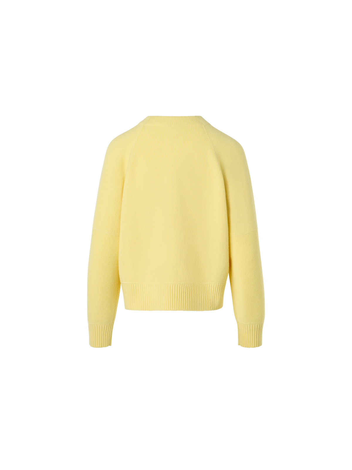 Designer カシミヤピケ ・ニットカーディガン - イエロー