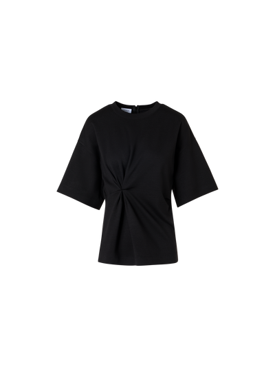 Designer コットンジャージ ・Tシャツ - ブラック