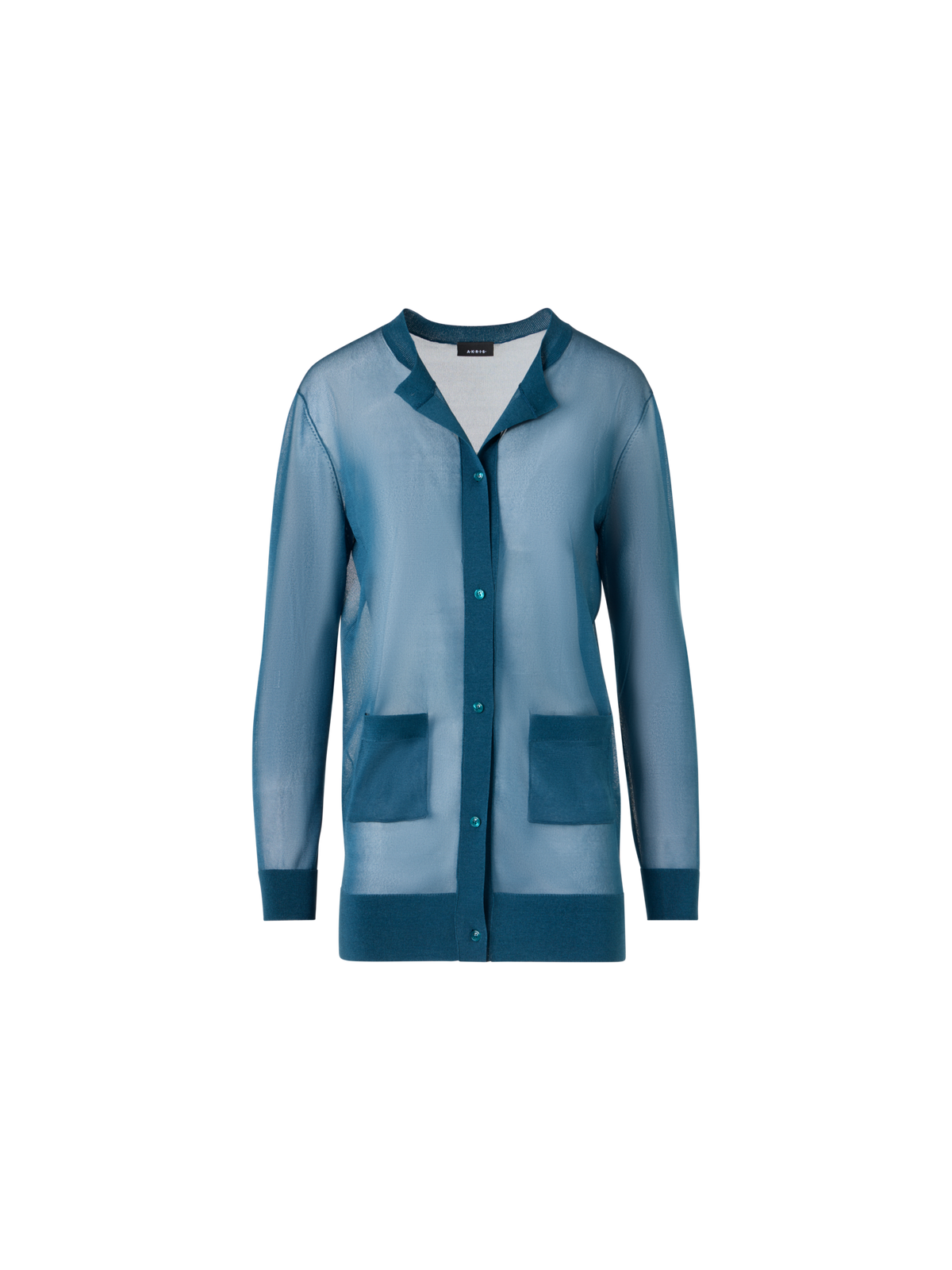 Designer シルク ・ニットカーディガン