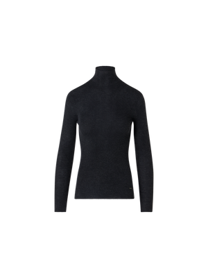 Designer カシミヤシルク ニットプルオーバー - グレー