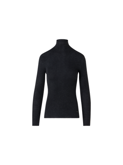 Designer カシミヤシルク ニットプルオーバー - グレー