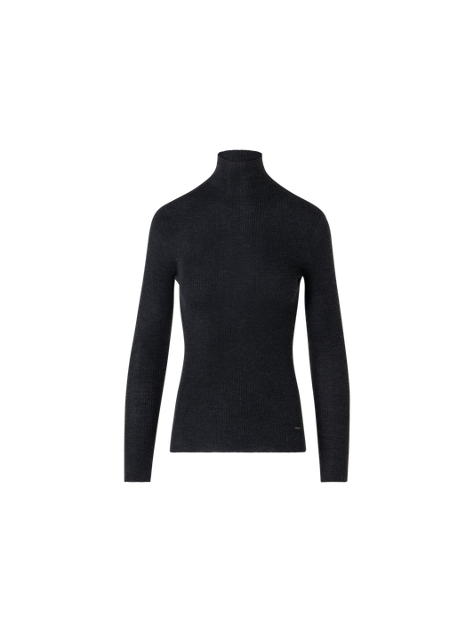 Designer カシミヤシルク ニットプルオーバー - グレー