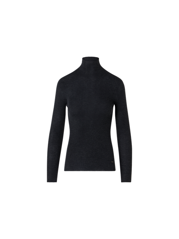 Designer カシミヤシルク ニットプルオーバー - グレー