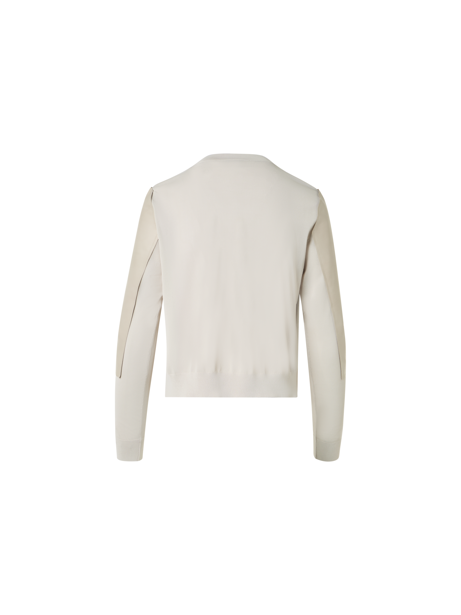 Designer ビスコース ・ニットカーディガン - ベージュ