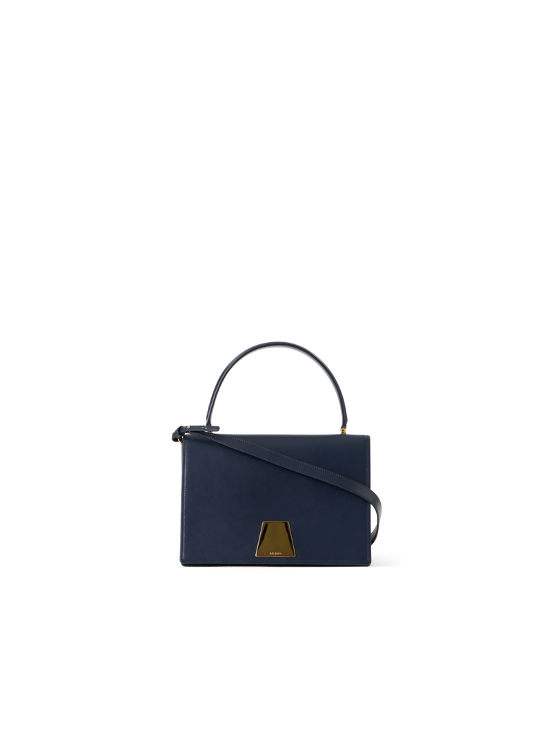 Designer アクリス アリス ミディアムトップハンドル - ネイビー - ブルー