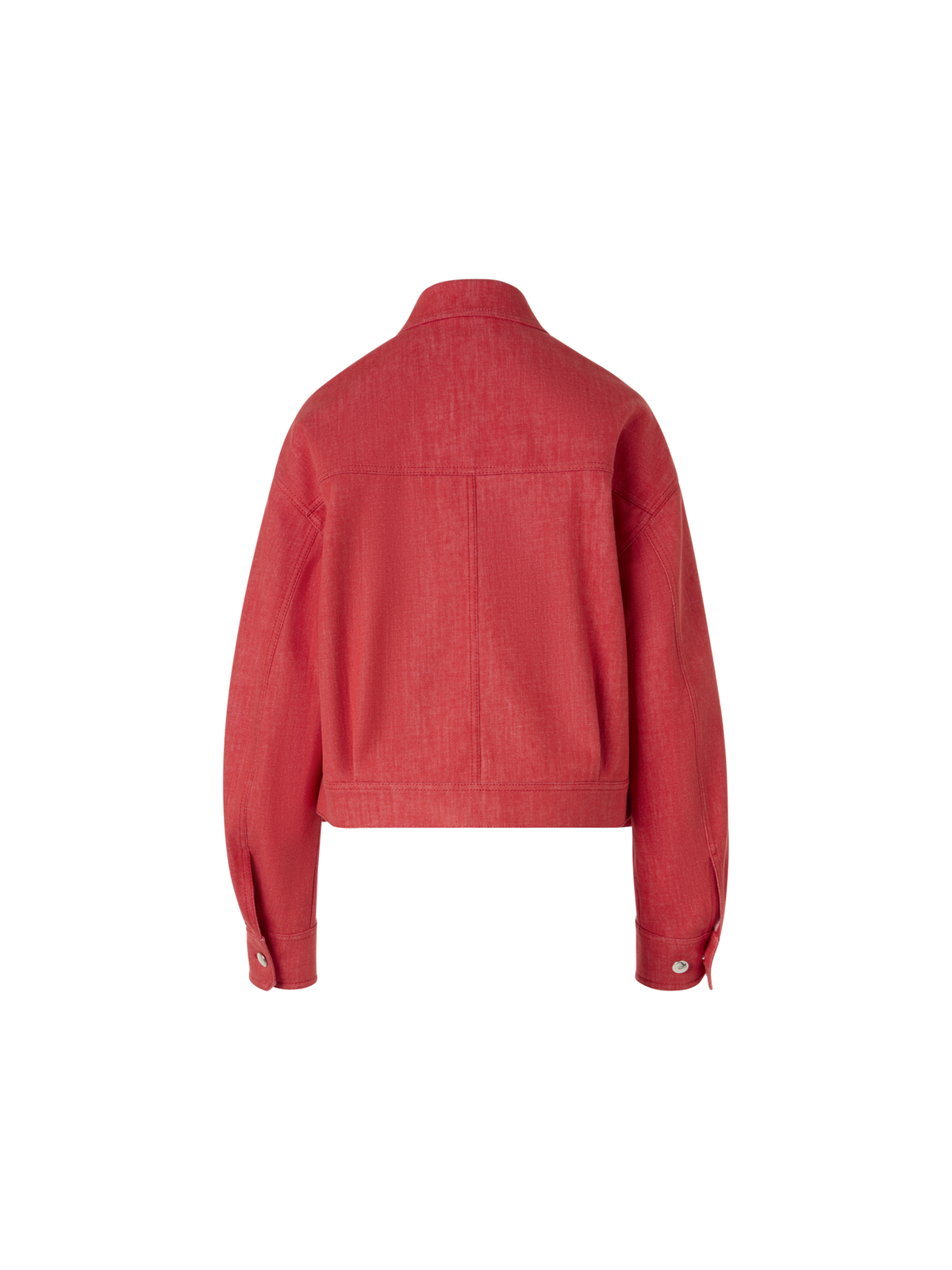 Designer コットンストレッチデニム ・ジャケット - レッド