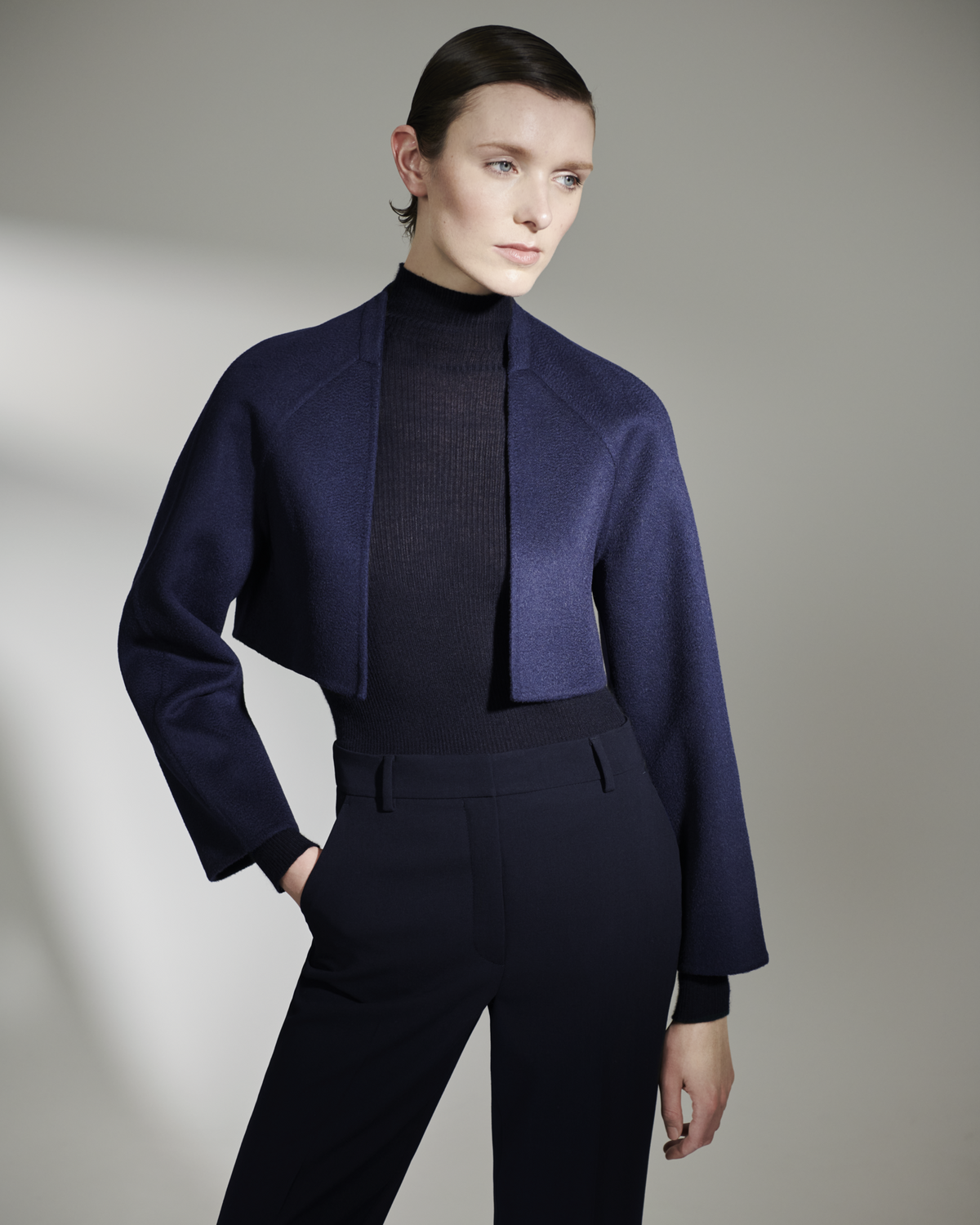 Designer ウールダブルフェイス・コート - エクリュ - ホワイト #editorial