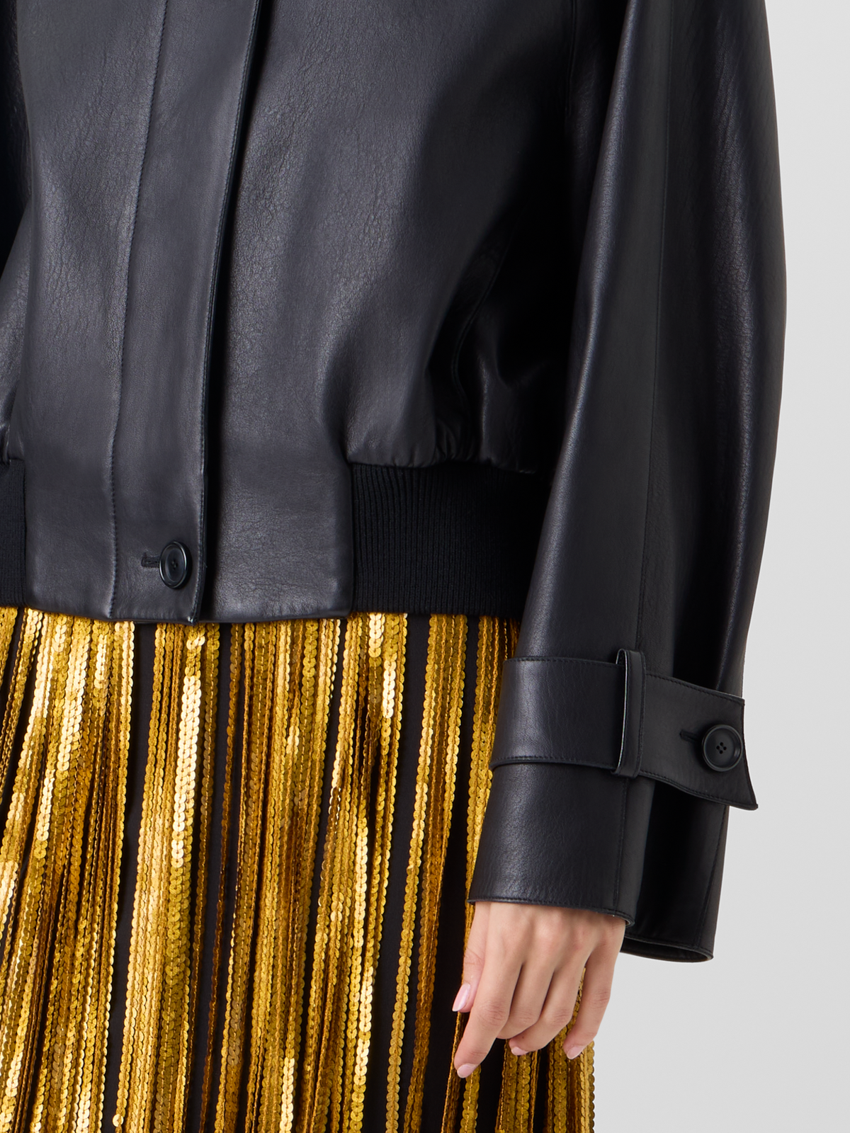 Designer ラムナッパレザー ブルゾン The Kallisto Blouson（カリスト・ブルゾン） - ブラック #editorial