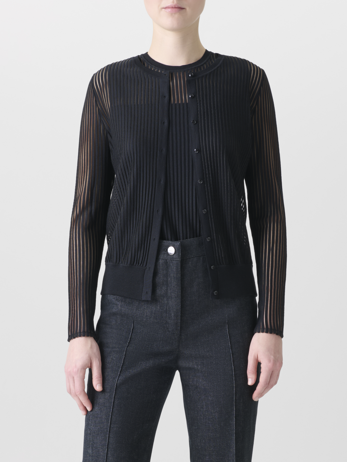 Designer シルクコットン ・ニットカーディガン #editorial