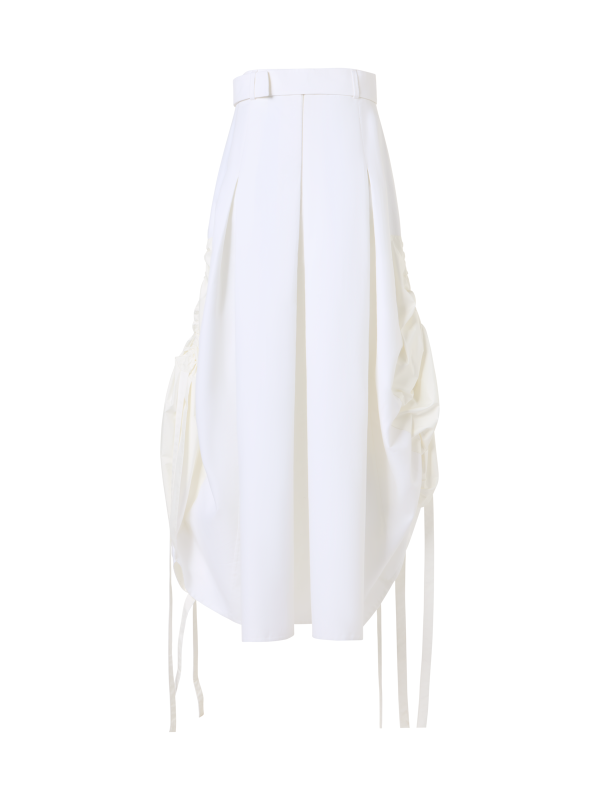 Designer コットンダブルフェイス ・スカート - エクリュ