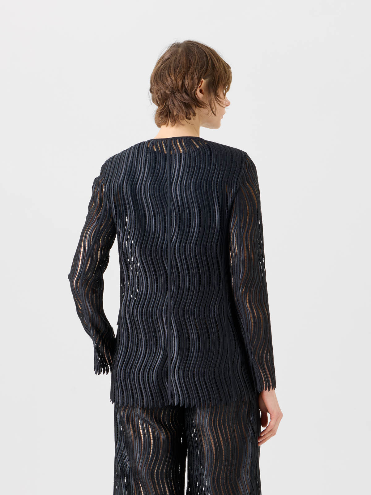 Designer テクノウェーブギピュール ・ジャケット - ブラック #editorial