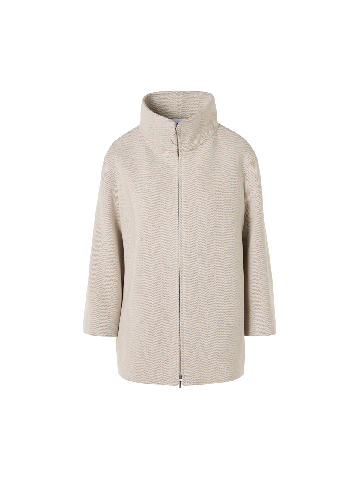 Designer ウールブレンド カーコート - ベージュ