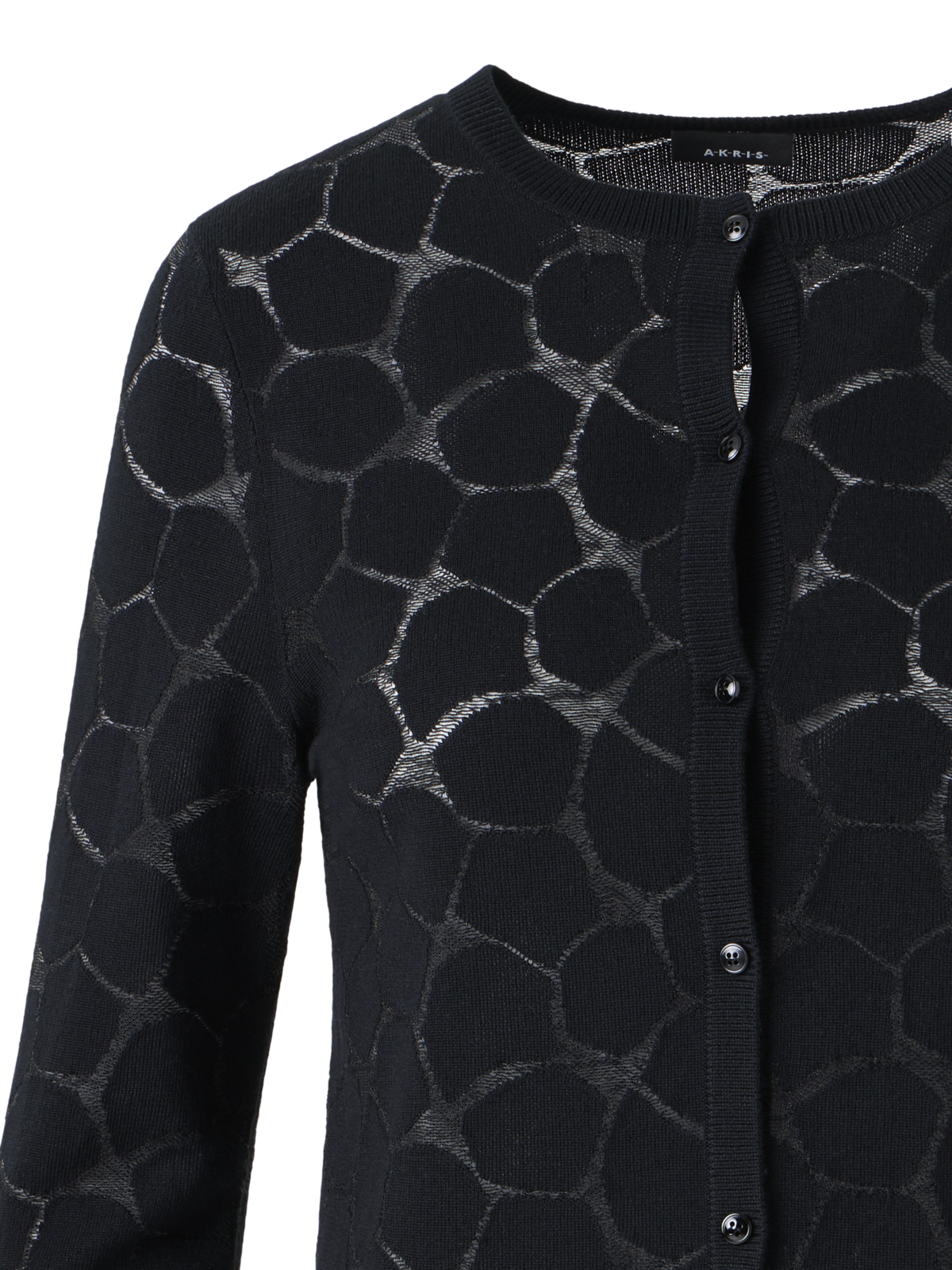 Designer ウールシルク ・ニットカーディガン
