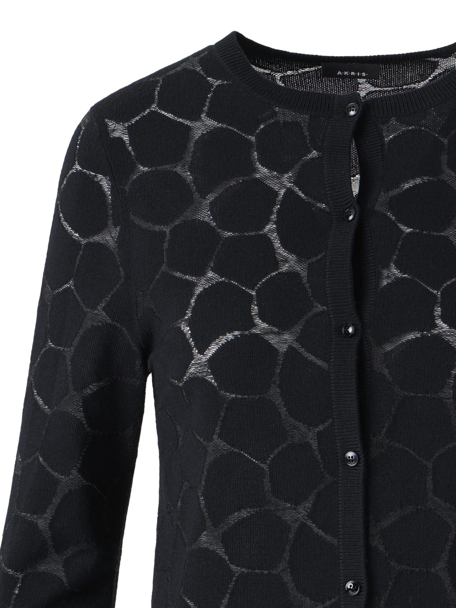 Designer ウールシルク ・ニットカーディガン