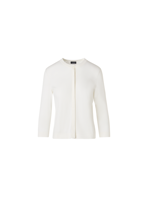 Designer シーアイランドコットン ・ニットカーディガン - エクリュ