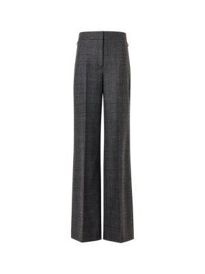 Designer ウールストレッチフランネル パンツ The Fior Pants（フィオール・パンツ - グレー - ブラック