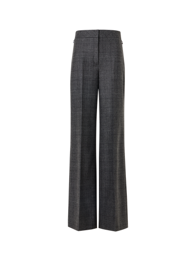 Designer ウールストレッチフランネル パンツ The Fior Pants（フィオール・パンツ - グレー - ブラック