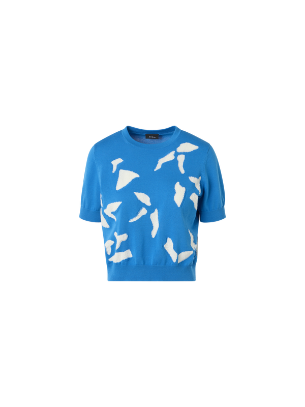 Designer コットン ・ニットプルオーバー