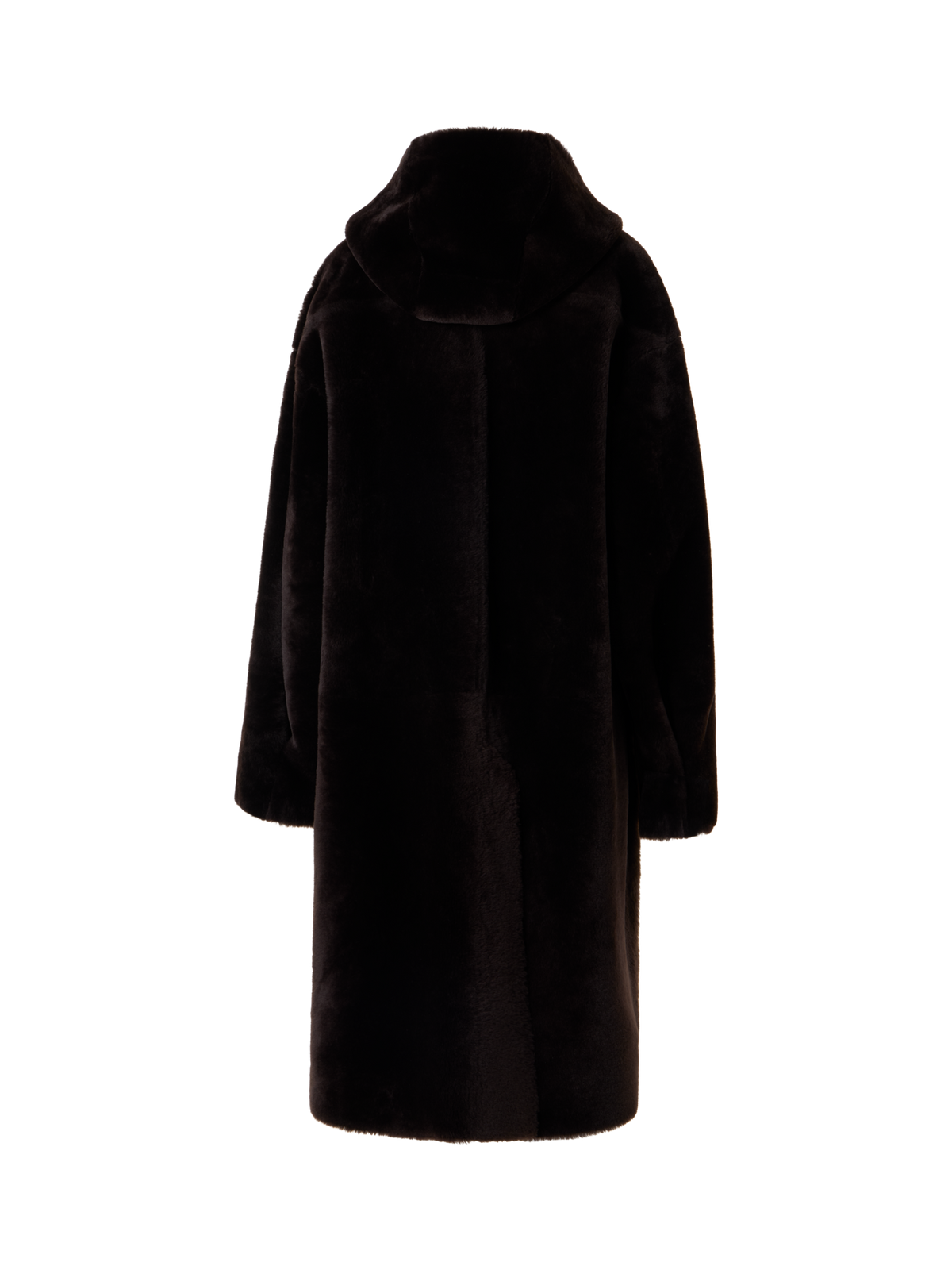 Designer ラムシアリング コート The Basil Coat（バジル・コート） - ブラウン