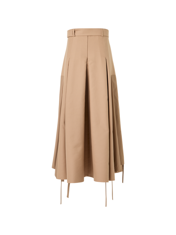 Designer コットンダブルフェイス ・スカート