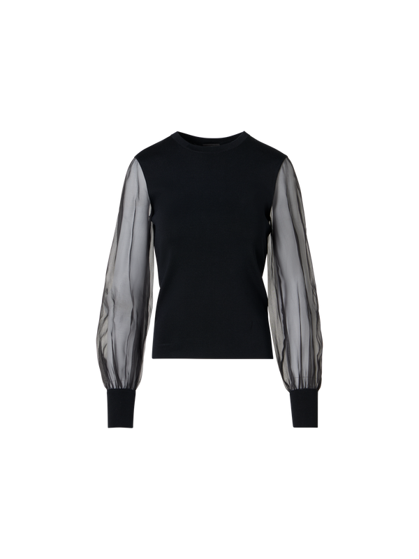 Designer シルクストレッチ ・ニットプルオーバー