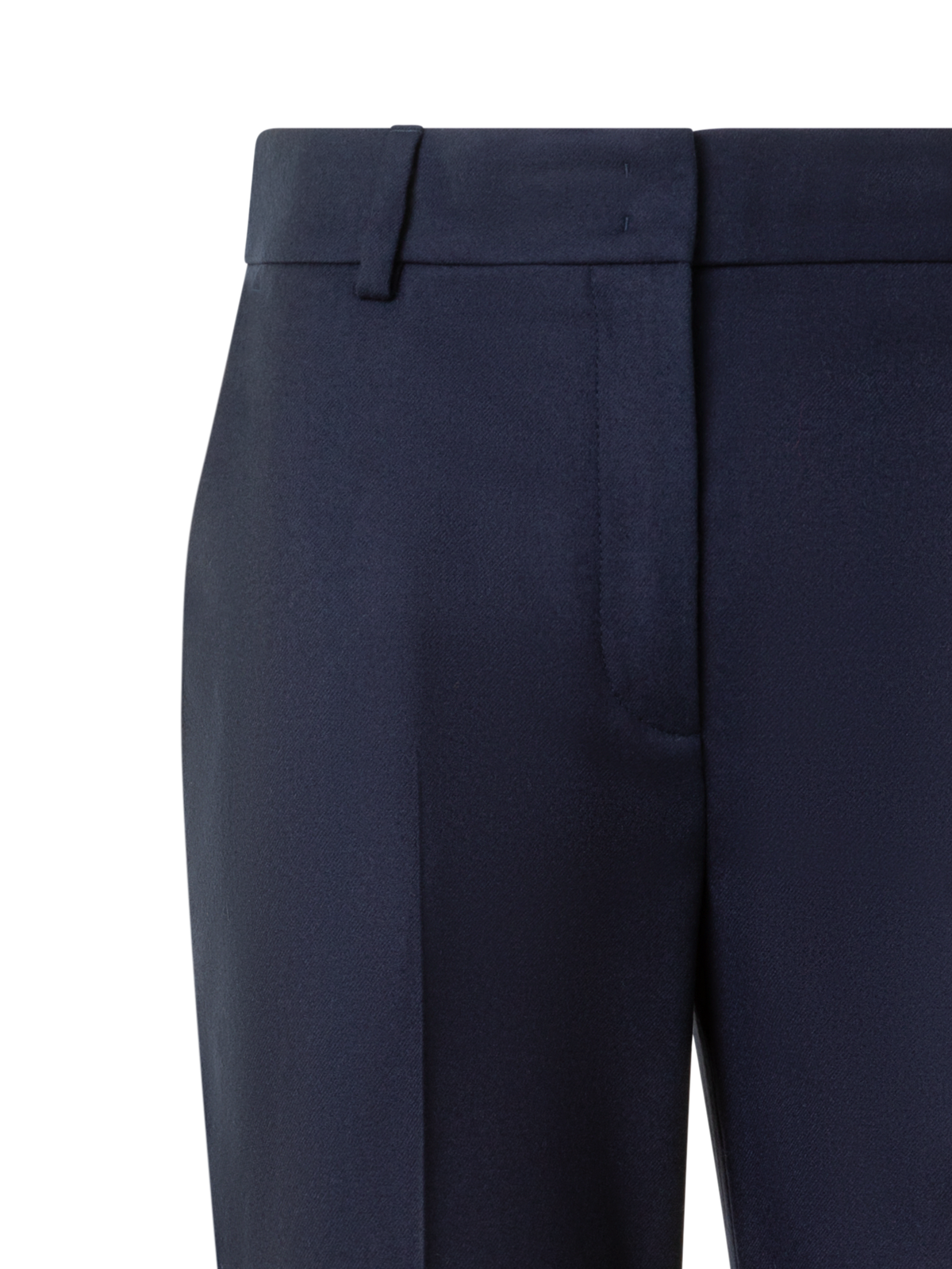 Designer ウールストレッチ・テーパードパンツ