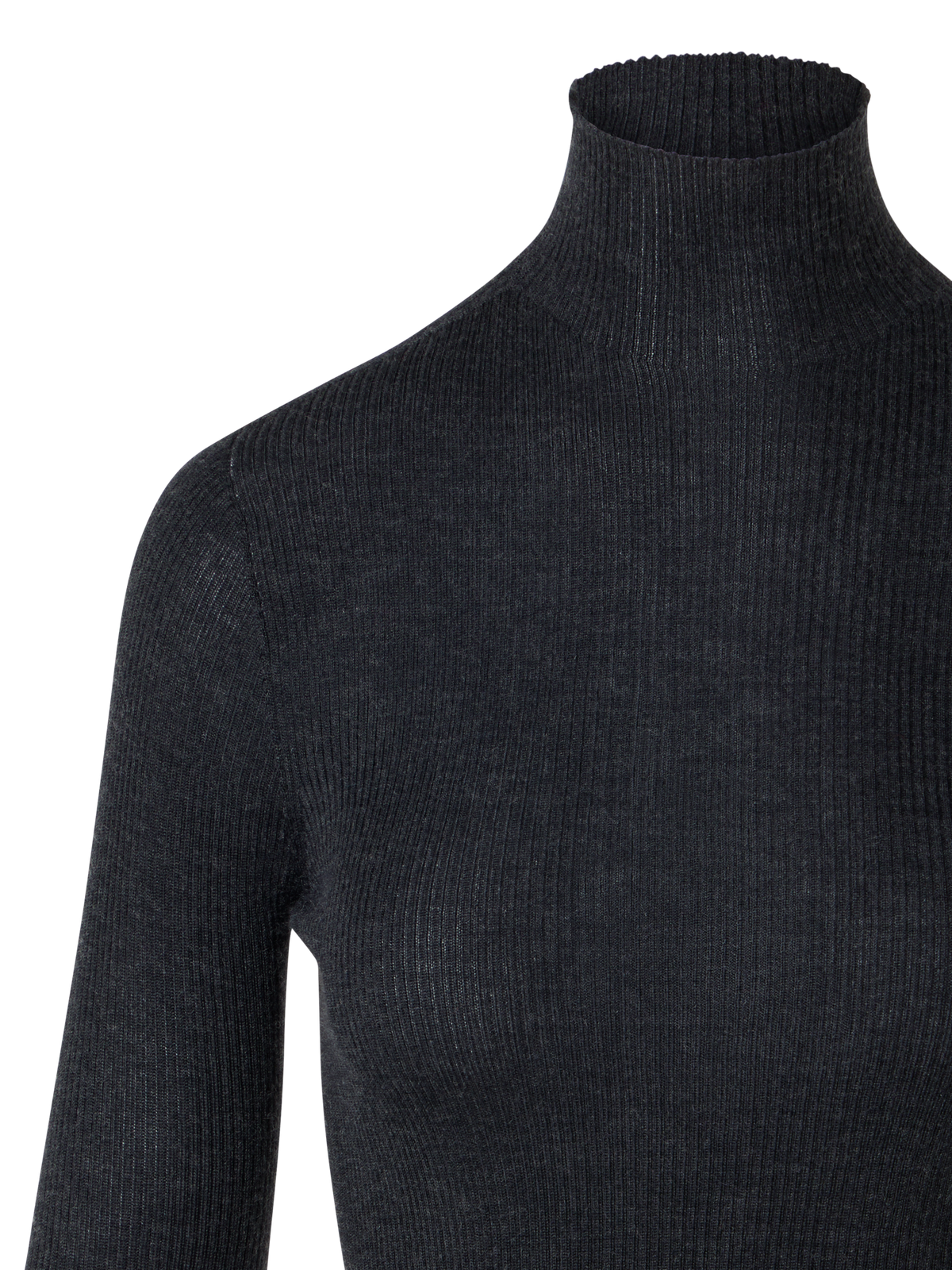 Designer カシミヤシルク ニットプルオーバー - グレー