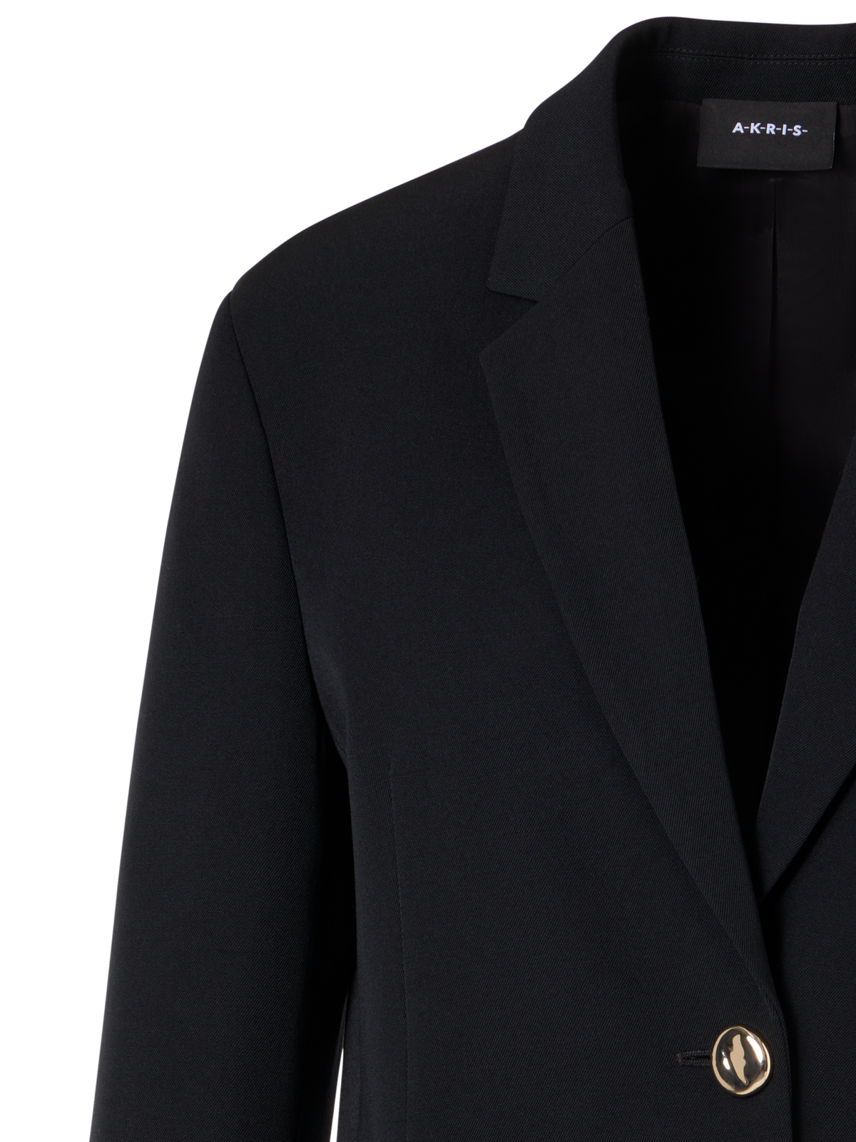 Designer ウールギャバジン ジャケット The Kiyo Jacket（キヨ・ジャケット） - ブラック