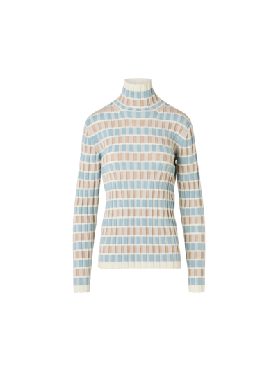 Designer メリノウール ニットプルオーバー