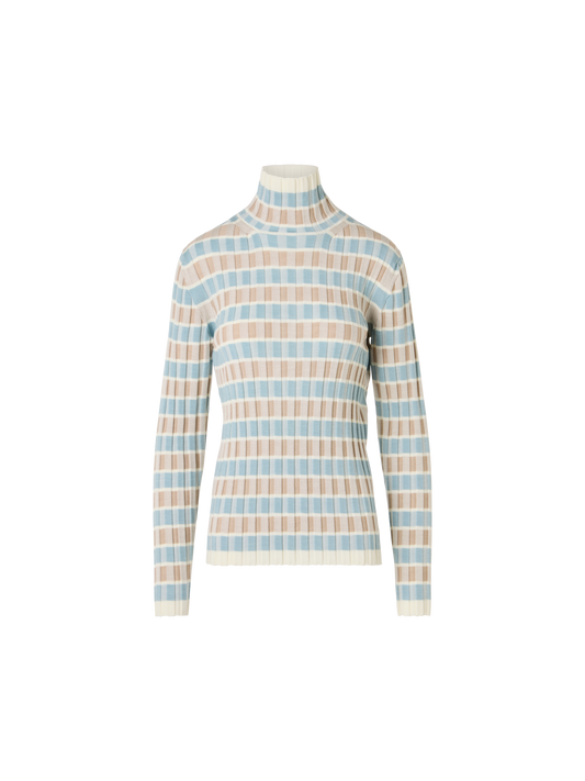 Designer メリノウール ニットプルオーバー