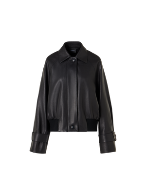 Designer ラムナッパレザー ブルゾン The Kallisto Blouson（カリスト・ブルゾン） - ブラック