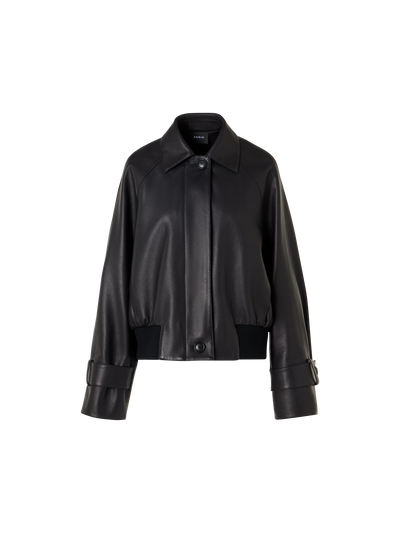Designer ラムナッパレザー ブルゾン The Kallisto Blouson（カリスト・ブルゾン） - ブラック