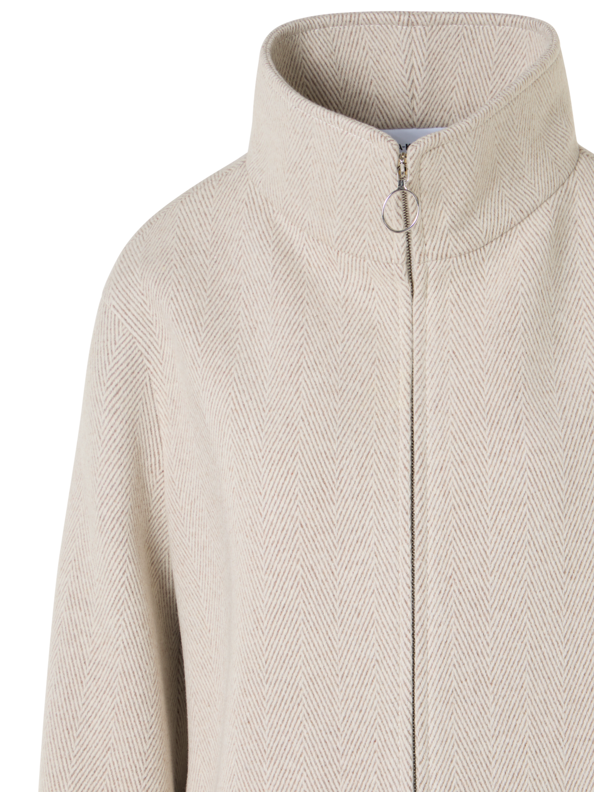 Designer ウールブレンド カーコート - ベージュ
