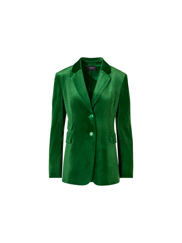 Designer ビスコースストレッチコーデュロイ ジャケット The Arie Jacket（アリエ・ジャケット） - グリーン