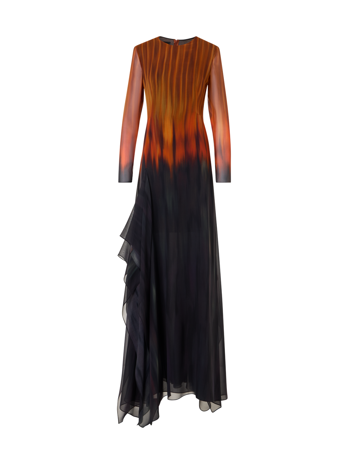 Designer シルククレープ ドレス