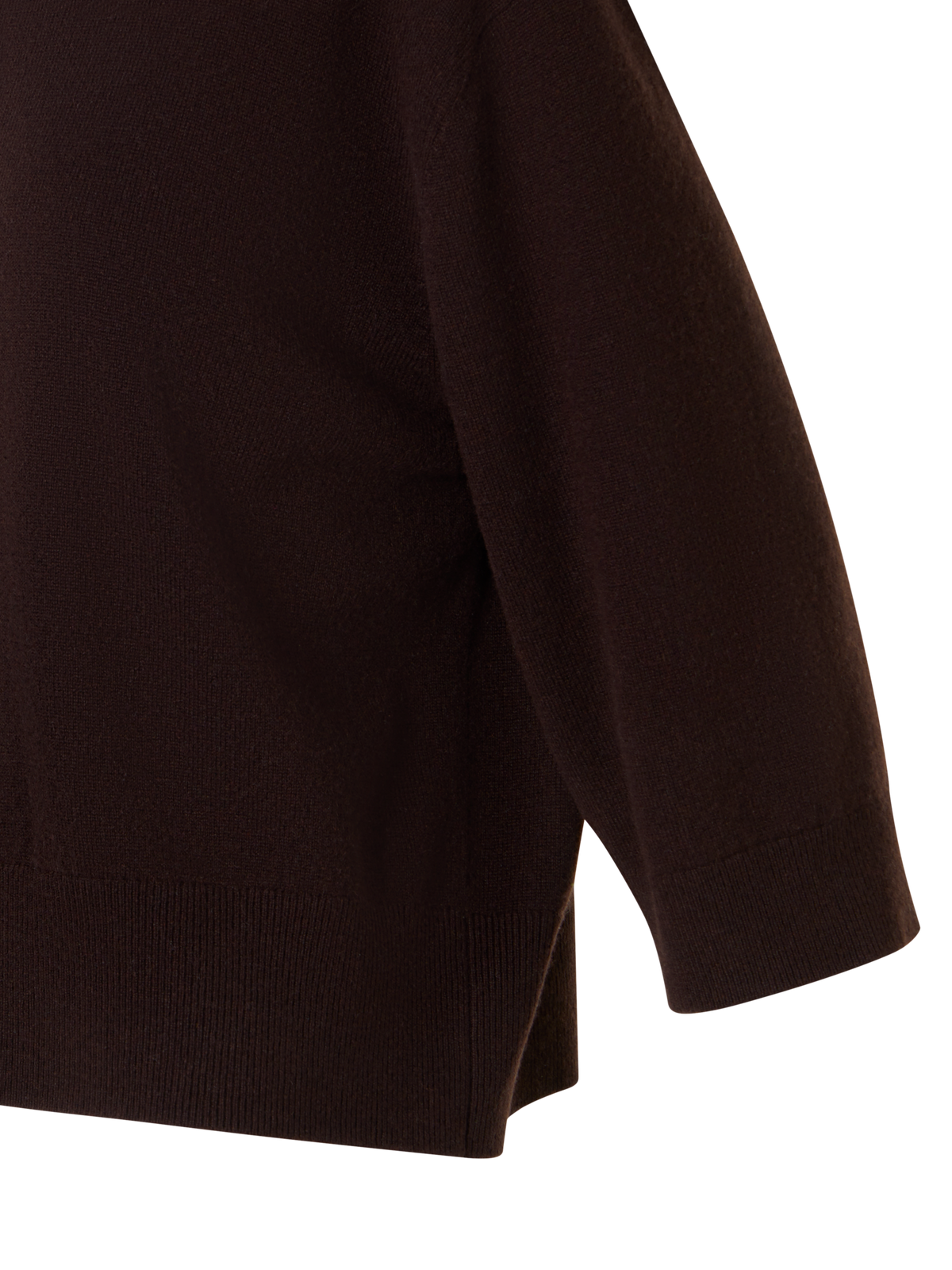 Designer カシミヤ ニットプルオーバー - ブラウン