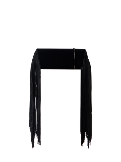 Designer アクリスアヌーク スモール トラペゾイド クラッチ - ブラック
