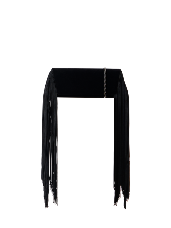 Designer アクリスアヌーク スモール トラペゾイド クラッチ - ブラック