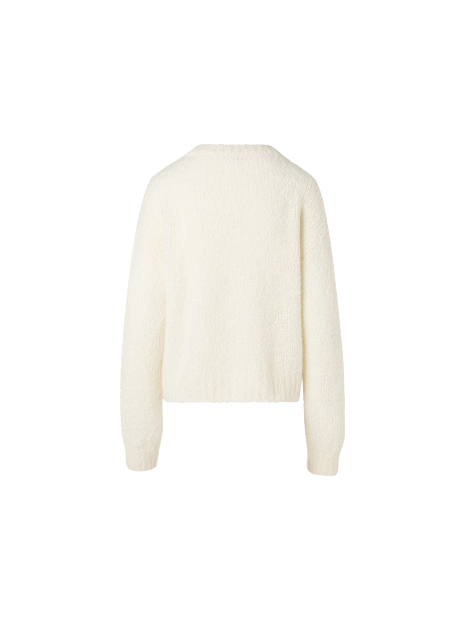 Designer カシミアシルクブークレ ・ニットプルオーバー