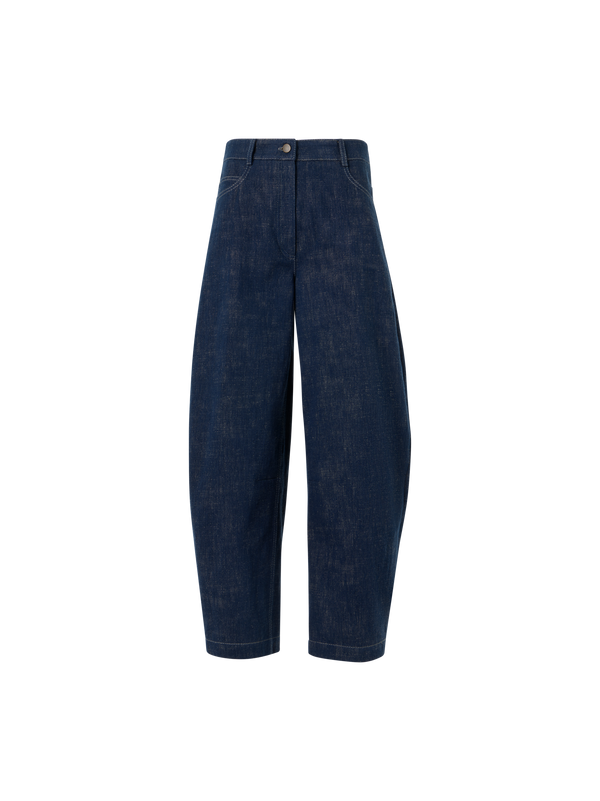 Designer ブラッシュドコットンデニム パンツ The Farrow Pants（ファロー・パンツ） - ネイビー
