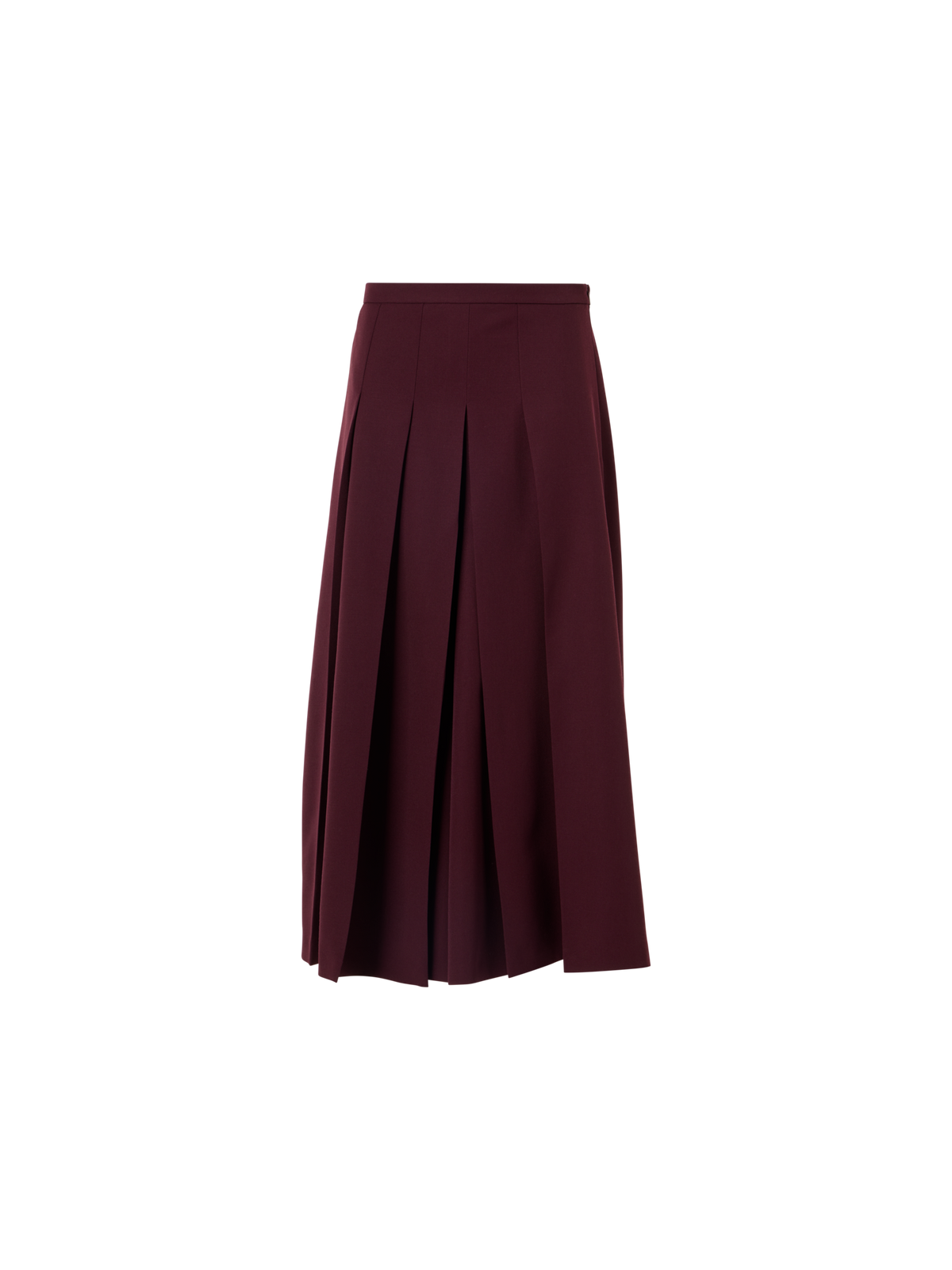 Designer ウールギャバジン スコート - レッド