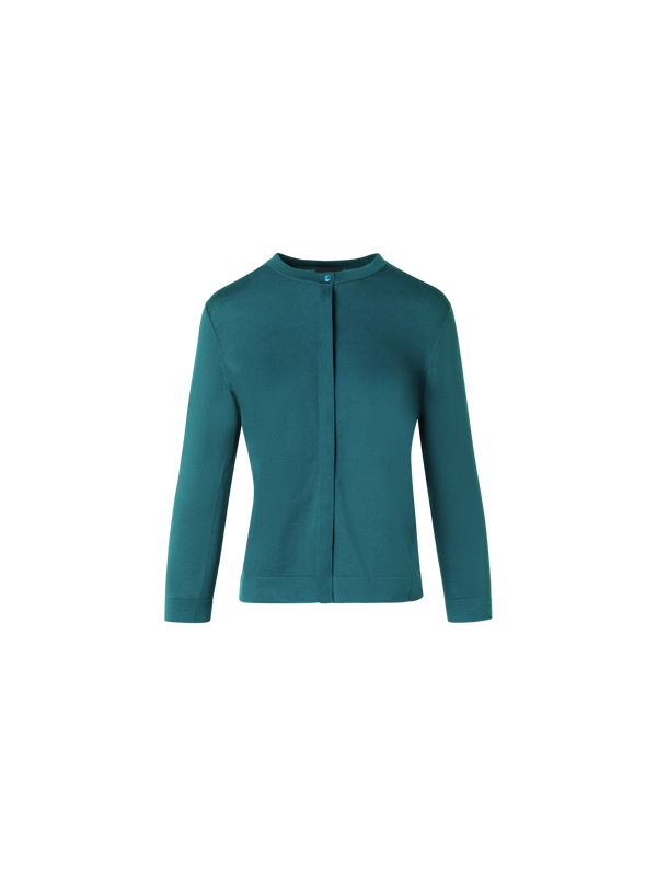 Designer シーアイランドコットン ・ニットカーディガン - グリーン