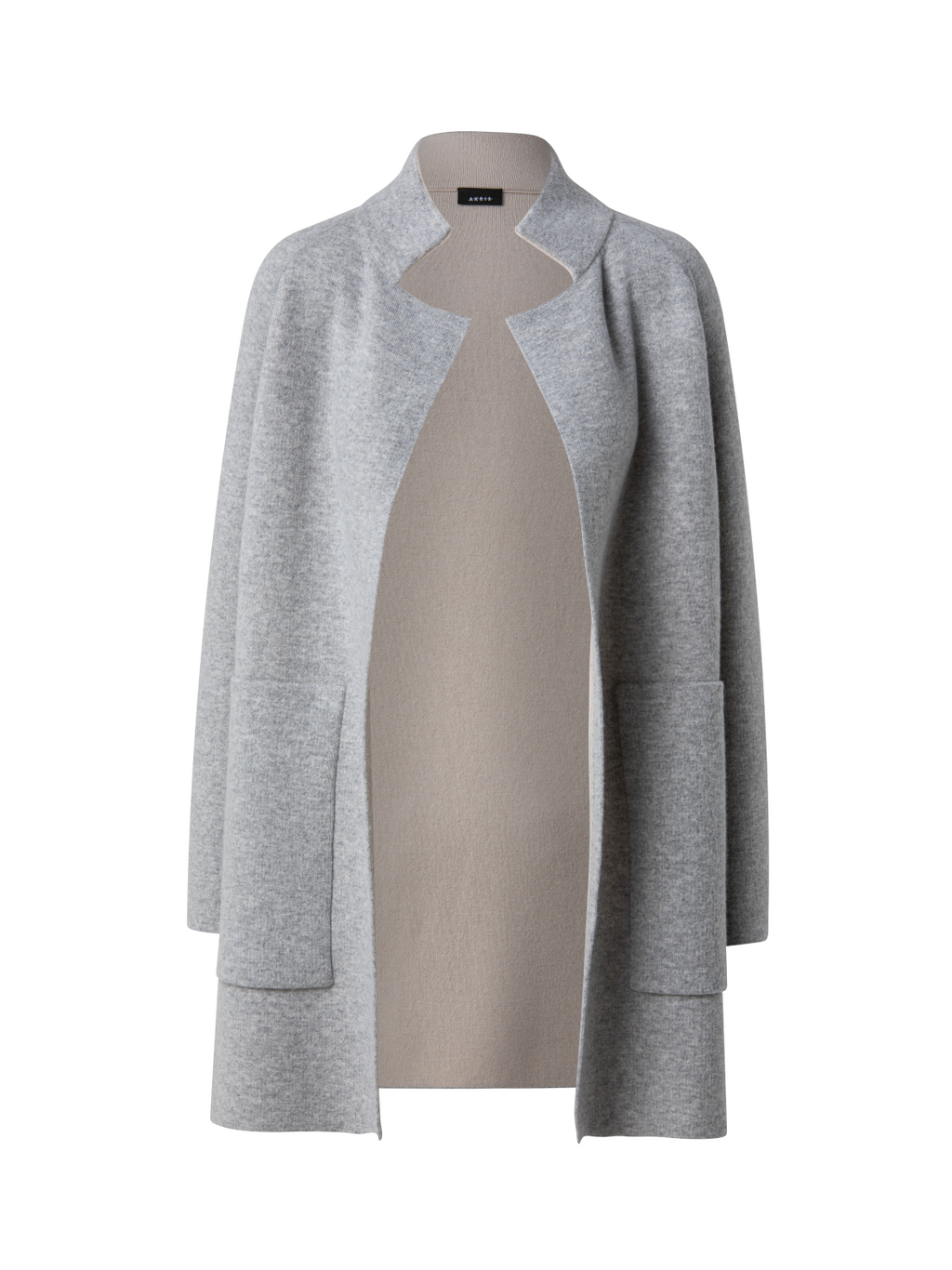 美品 皇室御用達 アクリス カシミヤ100% リバーシブル ロングカーディガン 美品 皇室御用達 アクリス カシミヤ100% リバーシブル ロング