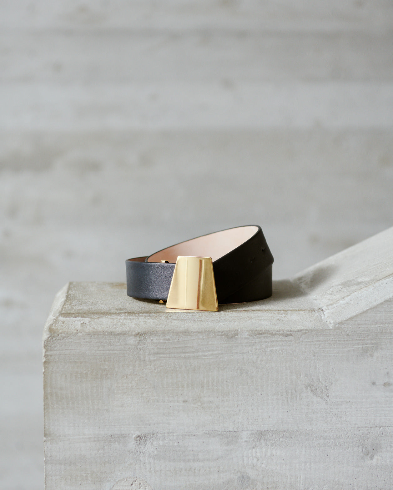 レザーベルト - ブラック